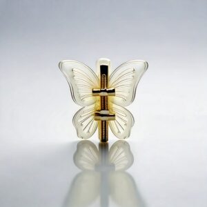 Gold Charm Hårklämma