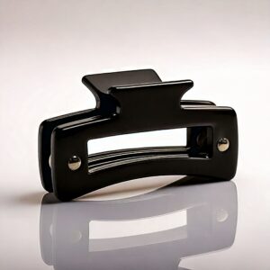 Matt Svart Hårklämma