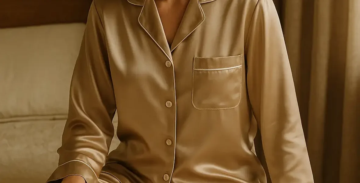 Sidenpyjamas: En pyjamas som är skonsam mot huden